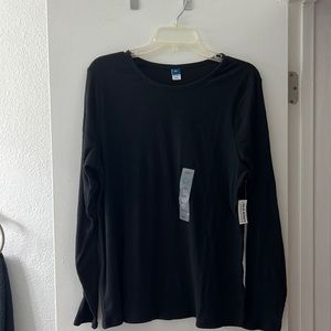 Long Sleeve Rib Crew Neck Shirt